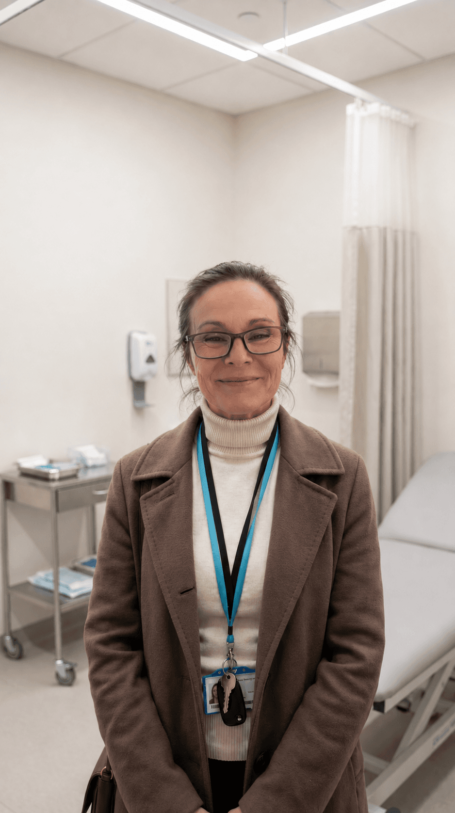 Retrato de la Dra. Laura Pujol Annocaro, especialista en medicina estética, en su consulta de Chamberí, Madrid